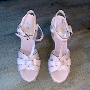 Saint Laurent Powder Pink Sandal (Rose Antic) size 38